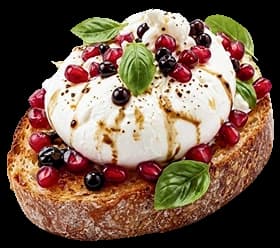Burrata & Pomegranate