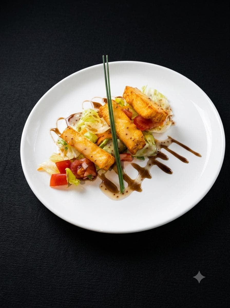 Halloumi Salad (v)
